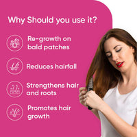 Bombshell Hair Growth Kit for Women: Treatment, Spray, 2-in-1 Shampoo/Conditioner.