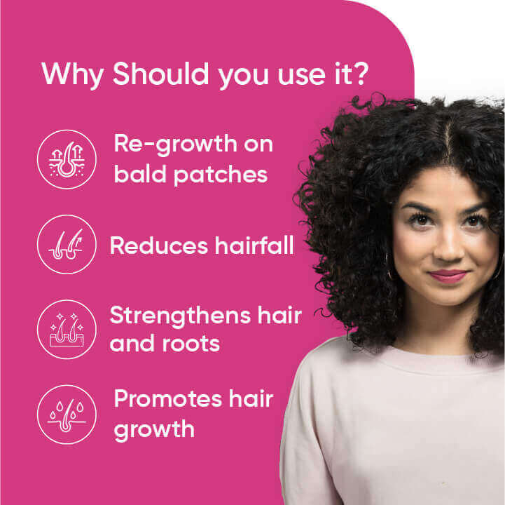 Bombshell Hair Growth Spray: For Men & Women.