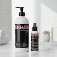 Bombshell Pro Refill 1000ml Hair Growth Treatment with 125ml bottle