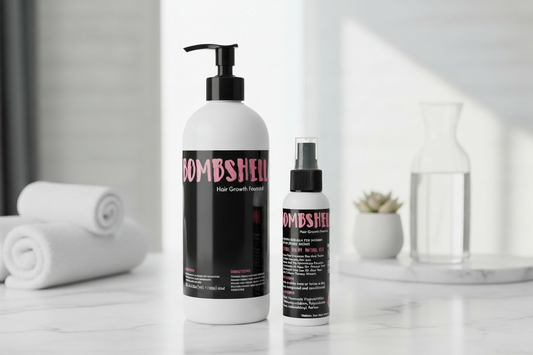 Bombshell Pro Refill 1000ml Hair Growth Treatment with 125ml bottle