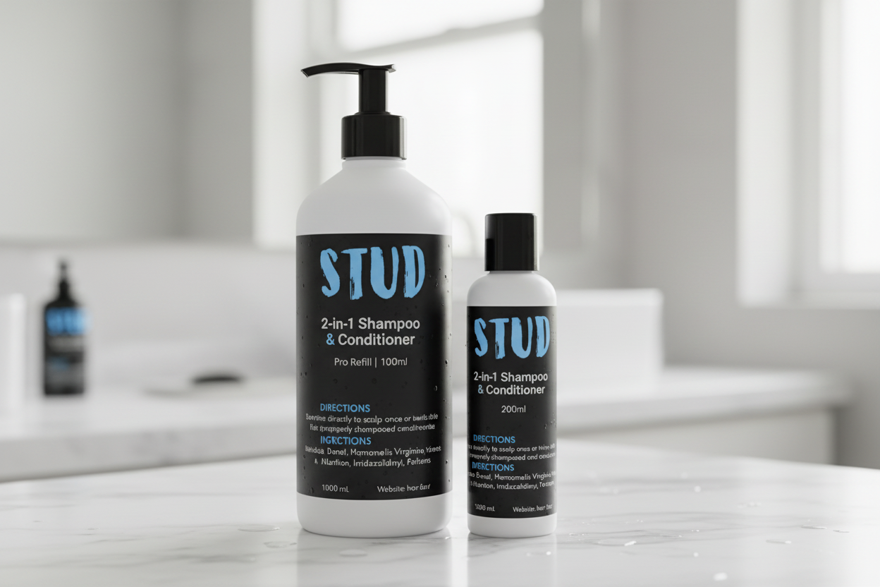 Stud Pro Refill Shampoo & Conditioner