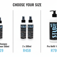 Stud Shampoo Decoy Pricing Split Image